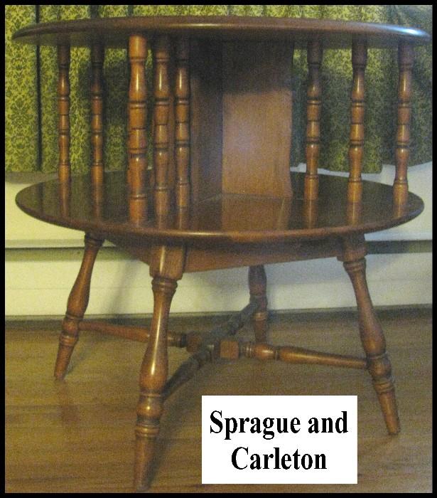 Sprague and Carleton round side table