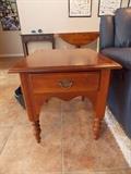 Ducks Unlimited solid cherry end table