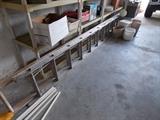 10' extension ladder, garage misc.