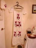 Embroidered dresses