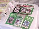 Baseball cards in packages