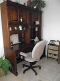 Cherry Desk with Hutch
