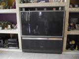 Toshiba HD TV. Surround Sound System sold separately.