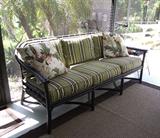 Vintage Bamboo with new Sunbrella Upholstery