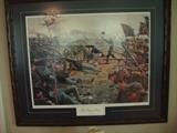Dale Gallon limited signed Civil War battle scene print "The Day is Ours" 