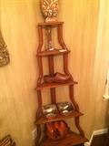 5 tiered corner shelf
