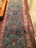 Hand made Kashan 2 feet 6 inches x 8 feet runner