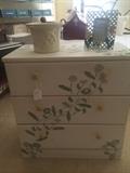 Small white 3-drawer chest