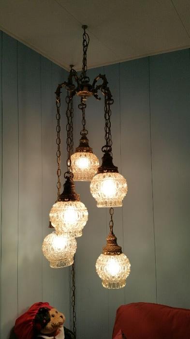 Awesome mid century chandelier 