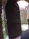 Antique wood door