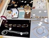 Sampling of finer jewelry. Not kept on premises!