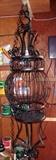 Decorative wrought iron bird cage