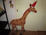 Giraffe room---beanie babies--Toys---Stuffed Animals---Games---Light up--Randolph the Red Nose Giraffe