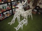 Christmas Room---Light up Lawn Reindeer