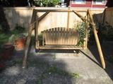 Back Yard---Log Swing