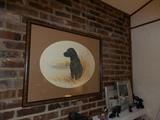 Black Lab Signed Print