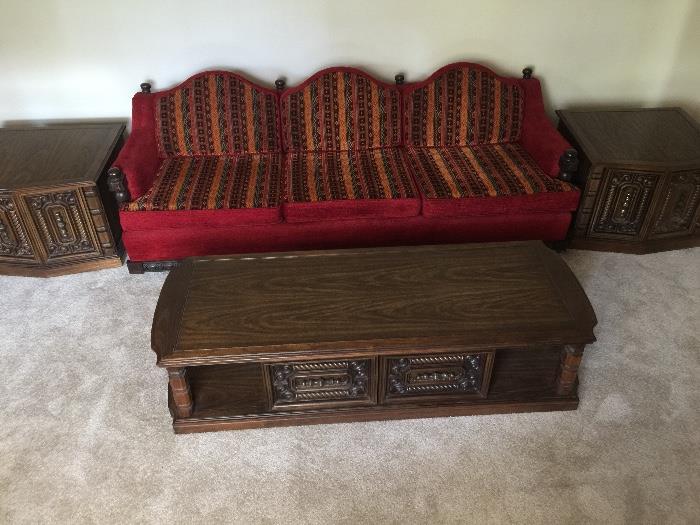Extra long coffee table & End Tables