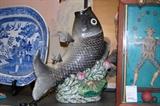 Large Ceramic Koi Fish 