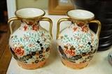 Pair of Antique Imari Style Spode Vases