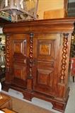 Beautiful Antique Carved Armoire 
