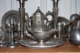 We have a large selection of antique pewter pieces