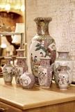 We have a large collection of Famille Rose porcelain vases