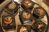 Russian lacquered boxes