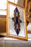 Stained glass ready to hang!
