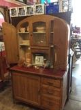 Great old antique kitchen cupboard, would look great in any room.