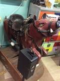 This little pig did not go to market! Mechanical riding coin operated child's ride. 