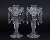 Lot #9 Pair Waterford Crystal Candlesticks