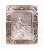 Lot #28 Silvered Copper Wall Plaque 