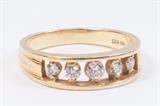 Lot #169 14K Yellow Gold, Diamond Band