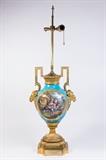 Lot #1070 19th Century Sèvres Gilt-Bronze Lamp