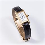 Lot #1164 18K Gold Cartier Ladies Vintage Tank Watch