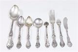 Lot #1223 Sterling Reed Barton Les Cinq Fleurs Set