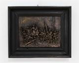 Lot #1251 Bronze Figural Plaque, Battlefield