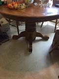 Kitchen table (solid oak) w/4 chairs