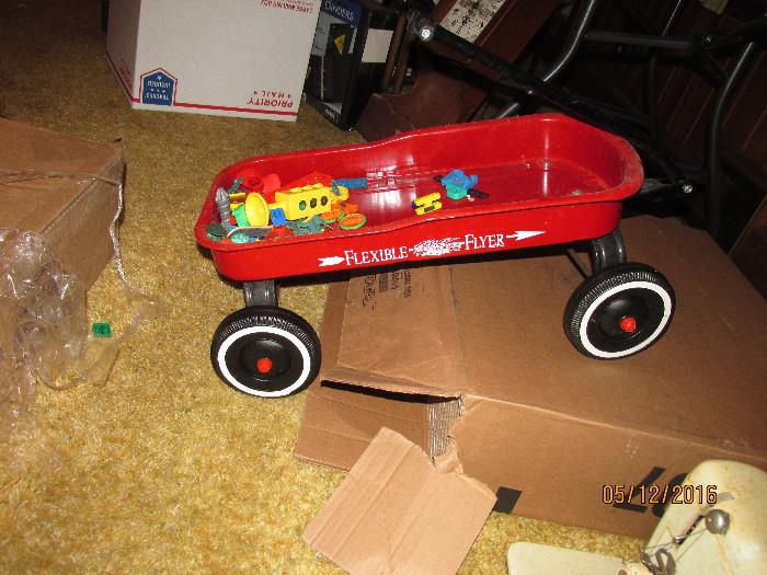 SMALL RED WAGON