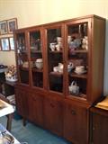 Mid-century modern china cabinet.