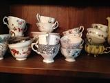 Teacup collection.