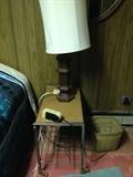 Small table and lamp