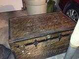 Steamer trunk, closed