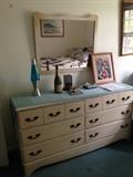 Dresser with mirror