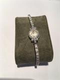 14k Diamond encrusted Le Coultre ladies watch