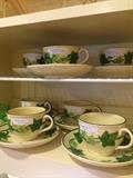 Ivy cups and saucers