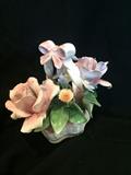 Capodimonte flower basket