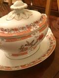 Mottahedeh tureen with underplate