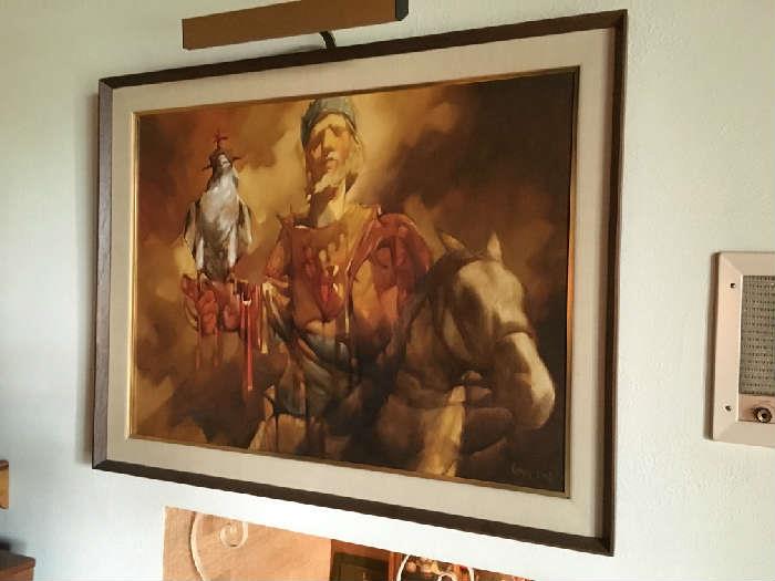 original Oil painting signed Charles Bragg.