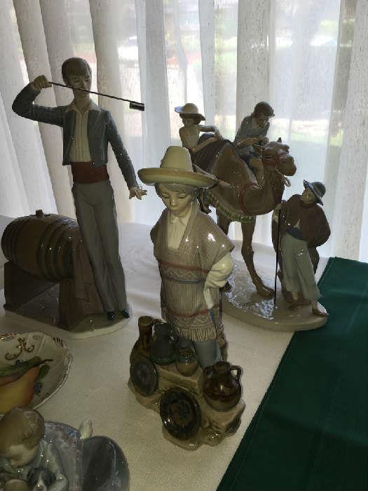 Collection of Lladro. Many more !
